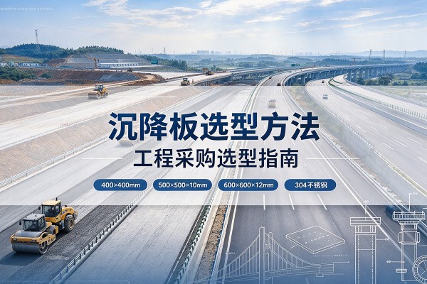 杭锦后旗沉降板选择方法