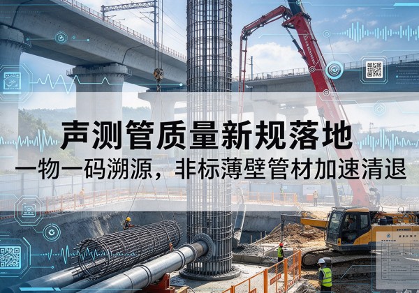 杭锦后旗声测管质量新规落地，一物一码溯源，非标薄壁管材加速清退