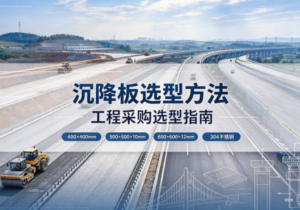 杭锦后旗沉降板选择方法